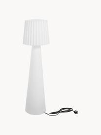 Exteriérová stojacia lampa so zástrčkou Lady, Biela, Ø 30 x V 110 cm