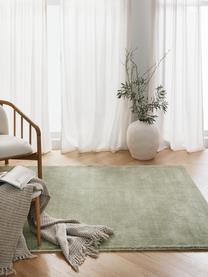 Ručne tkaný koberec s nízkym vlasom Ainsley, 60% polyester s certifikátom GRS
40 % vlna, Svetlozelená, Š 160 x D 230 cm (veľkosť M)