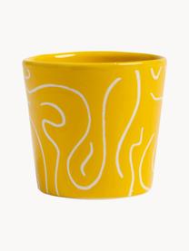 Mugs faits main Soba, 4 élém., Porcelaine, Multicolore, Ø 7 x haut. 7 cm, 150 ml