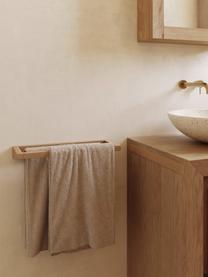 Nástěnný držák na ručníky z teakového dřeva Kenta, Teakové dřevo, Teakové dřevo, Š 40 cm, V 5 cm