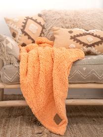 Poszewka na poduszkę boho Congo, 100% bawełna, Odcienie łososiowego, beżowy, taupe, S 45 x D 45 cm