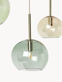 Grande suspension à boule de verre Raquel, Multicolore, transparent, larg. 115 x haut. 150 cm