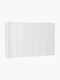 Armadio componibile ad ante girevoli Leon, larg. 300 cm, diverse varianti, Bianco, Interno Basic, larg. 300 x alt. 200 cm
