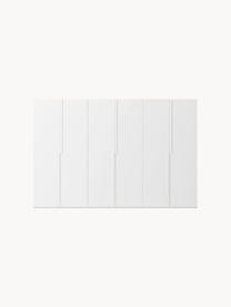 Armario modular Leon, 6 puertas (300 cm), diferentes variantes, Estructura: tablero aglomerado revest, Blanco, Interior Classic (An 300 x Al 236 cm)