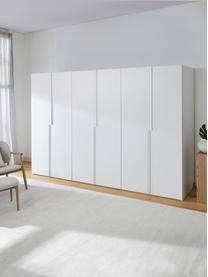 Modularer Drehtürenschrank Leon, 300 cm Breite, mehrere Varianten, Korpus: Spanplatte, melaminbeschi, Weiss, Classic Interior, B 300 x H 236 cm