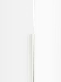 Narożna szafa modułowa Leon, 115 cm, Korpus: płyta wiórowa pokryta mel, Biały, S 115 x W 200 cm, moduł narożny