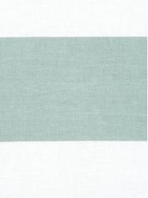 Housse de couette réversible Lorena, Vert sauge, blanc, larg. 240 x long. 220 cm