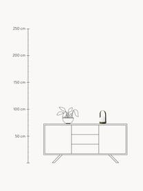 Mobilna lampa stołowa z funkcją przyciemniania Carrie, Stelaż: aluminium powlekane, Biały, oliwkowy zielony, Ø 14 x W 25 cm