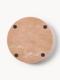 Plateau rond en marbre décoratif Venice, Marbre, Terracotta, marbré, Ø 25 cm