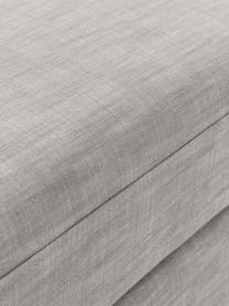 Hoekmodule Russell met afneembare hoezen, Bekleding: 100% katoen Met 50.000 sc, Frame: massief grenenhout FSC-ge, Poten: kunststof, Geweven stof grijs, B 103 x D 103 cm