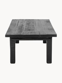 Table basse en bois Riber, Bois, Noir, larg. 150 x prof. 60 cm