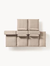 Salon lounge modulable XL Felix, Tissu beige, larg. 360 x prof. 240 cm