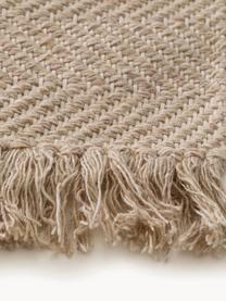 Ręcznie tkany dywan z wełny Lars, 60% wełna, 20% bawełna, 20% poliester

Włókna dywanów wełnianych mogą nieznacznie rozluźniać się w pierwszych tygodniach użytkowania, co ustępuje po pewnym czasie, Beżowy, S 80 x D 150 cm (Rozmiar XS)