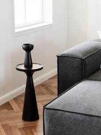 Pomocný stolík Floss, Hliník s práškovým náterom, Čierna, Ø 28 x V 56 cm