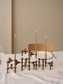 Candelabro Stoff Nagel, Ottone spazzolato, Ottone opaco, Ø 10 x Alt. 7 cm