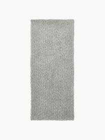 Tapis de couloir moelleux à poils longs Marsha, Gris clair, larg. 80 x long. 200 cm