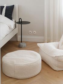 Kinder-Pouf Sugar aus Teddy, Ø 65 cm, Teddy Off White, Ø 65 x H 20 cm