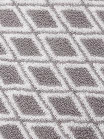 Wende-Handtuch Ava mit grafischem Muster, Taupe, Cremeweiß, Handtuch, B 50 x L 100 cm, 2 Stück