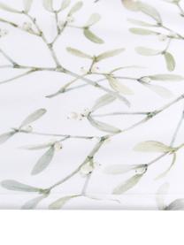 Tischläufer Fairytale mit Mistelzweig-Muster, 100 % Polyester, Weiss, Grüntöne, B 40 x L 145 cm
