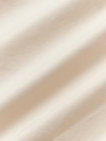 Baumwollperkal-Kopfkissenbezug Madeline mit getufteter Verzierung, Webart: Perkal Fadendichte 200 TC, Hellbeige, B 40 x L 80 cm