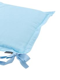 Poduszka na ławkę Panama, Tapicerka: 50% bawełna, 45% polieste, Jasny niebieski, S 48 x D 120 cm