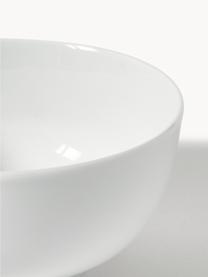Cuencos de porcelana Delight, 4 uds., Porcelana, Blanco, Ø 14 x Al 7 cm