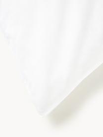 Housse de couette en percale de coton avec broderie de Noël Elvien, Blanc, multicolore, larg. 200 x long. 200 cm