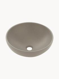 Lavabo da appoggio in resina Dublino, Ø 42 cm, Resina, Greige, Ø 42 x Alt. 15 cm