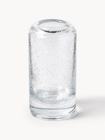 Malá foukaná váza s bublinkami Dylla, V 16 cm, Sodnovápenaté sklo, Transparentní, Ø 8 cm, V 16 cm
