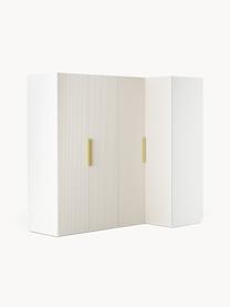 Armoire d'angle modulaire Simone, larg. 215 cm, plusieurs variantes, Bois, beige, Basic Interior : larg. 215 x haut. 200 cm, avec module d'angle