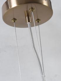 Hanglamp Cannes in goudkleur, Baldakijn: metaal, Goudkleurig, Ø 40 x H 20 cm