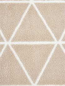 Súprava obojstranných uterákov s grafickým vzorom Elina, 3 diely, Béžová, krémovobiela, Súprava s rôznymi veľkosťami