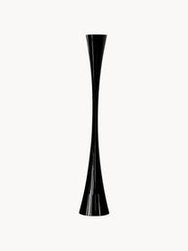 Veľká stojacia LED lampa Biconica, Umelá hmota, Čierna, V 173 cm