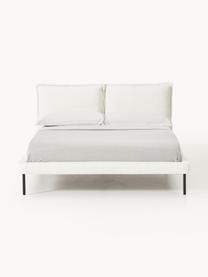 Polsterbett Amelia, Bezug: 100 % Polyester Der hochw, Gestell: , Webstoff Off White, B 140 x L 200 cm