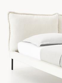 Polsterbett Amelia, Bezug: 100 % Polyester Der hochw, Gestell: , Webstoff Off White, B 140 x L 200 cm