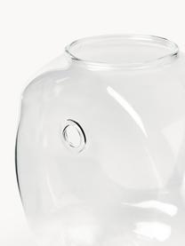 Váza Pebble, Ø 15 cm, Sklo, Priehľadná, Ø 15 x V 15 cm