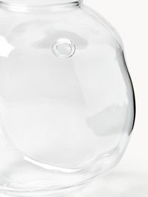Wandvaas Pebble, Ø 15 cm, Glas, Transparant, Ø 15 x H 15 cm