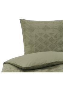 Vyšívaná bavlnená posteľná bielizeň Elaine, 100 % bavlna
Hustota vlákna 140 TC, kvalita štandard

Posteľná bielizeň z bavlny je príjemná na dotyk, dobre absorbuje vlhkosť a je vhodná pre alergikov, Zelená, 135 x 200 cm + 1 vankúš 80 x 80 cm
