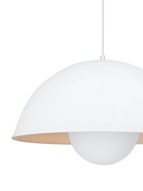 Lámpara de techo Fabriq, Pantalla: metal recubierto, Anclaje: metal recubierto, Cable: plástico, Blanco, beige, Ø 41 x Al 29 cm