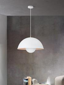 Suspension blanche Fabriq, Blanc, beige, Ø 41 x haut. 29 cm