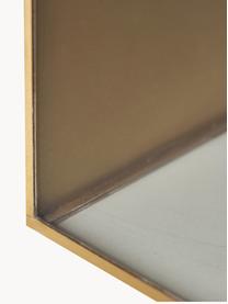 Szafka ścienna ze szkła i metalu Ada, Odcienie złotego, S 35 x W 50 cm