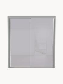Schwebetüreschrank Imperial mit Beleuchtung, Grau, B 201 x H 197 cm