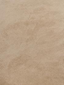 Poef Alba, Bekleding: 97% polyester, 3% nylon M, Frame: massief sparrenhout, FSC-, Poten: kunststof, Geweven stof beige, B 130 x D 62 cm