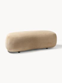 Pouf Alba, Rivestimento: 97% poliestere, 3% nylon , Struttura: legno di abete massiccio,, Piedini: plastica Questo prodotto , Tessuto beige, Larg. 130 x Prof. 62 cm