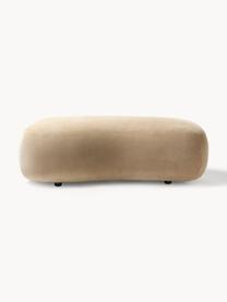 Pouf Alba, Rivestimento: 97% poliestere, 3% nylon , Struttura: legno di abete massiccio,, Piedini: plastica Questo prodotto , Tessuto beige, Larg. 130 x Prof. 62 cm