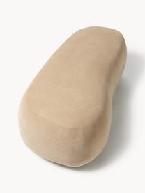 Hocker Alba, Bezug: 97% Polyester, 3% Nylon D, Gestell: Massives Fichtenholz, Bir, Füße: Kunststoff Dieses Produkt, Webstoff Beige, B 130 x T 62 cm