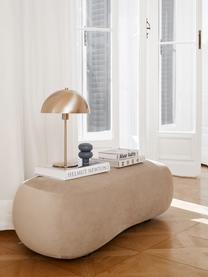 Hocker Alba, Bezug: 97% Polyester, 3% Nylon D, Gestell: Massives Fichtenholz, Bir, Webstoff Beige, B 130 x T 62 cm