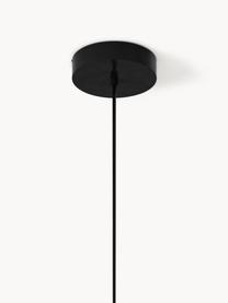 Lampada a sospensione a LED Ariane, Paralume: vetro acrilico, Nero, Ø 55 x Alt. 40 cm