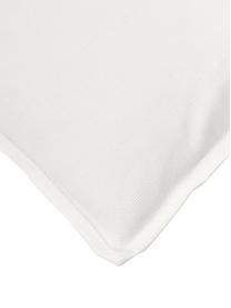 Housse de coussin en coton blanc crème Mads, 100 % coton, Blanc crème, larg. 60 x long. 60 cm