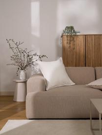 Federa arredo in cotone bianco crema Mads, 100% cotone, Bianco crema, Larg. 60 x Lung. 60 cm